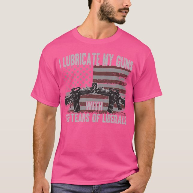 Jag smörjer mina vapen med liberalers tårar t shirt (Framsida)