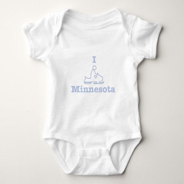 Jag snörar Minnesota Tee (Framsida)