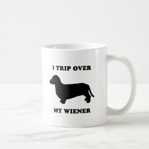 Jag snubblar över min wiener kaffemugg