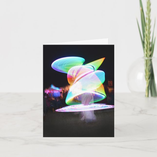 Jag snurrar ur kontrollen hälsning kort (Framsida)