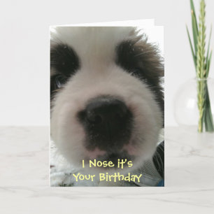 Jag Snusar att det är din Födelsedag Kort