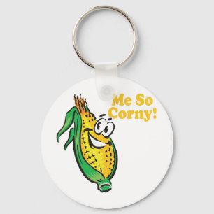 Jag SO Corny maj cob Nyckelring