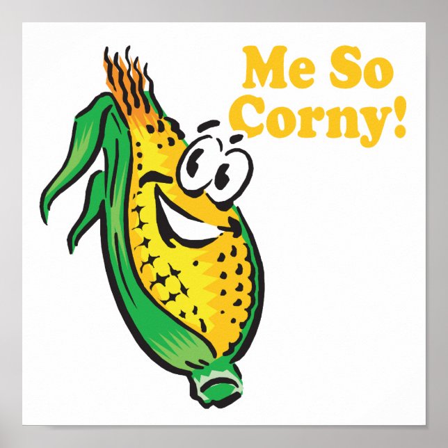 Jag SO Corny maj cob Poster (Framsidan)
