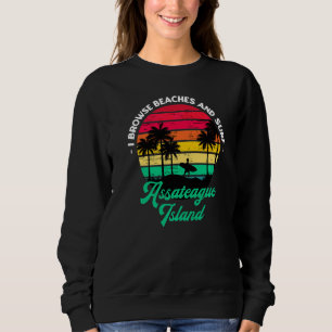 Jag söker stränder och Surfa Assateague Island Sur T Shirt