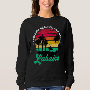 Jag söker stränder och Surfa Lahaina Surfing Hawai T Shirt