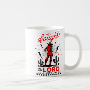 Jag sökte Herren och han svarade mig Kaffemugg