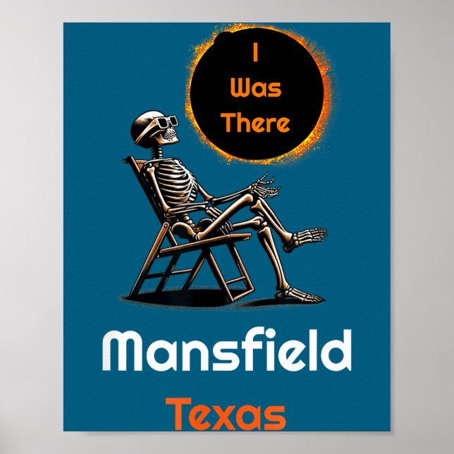 Jag solförmörkelse Mansfield Texas där Poster (Framsidan)