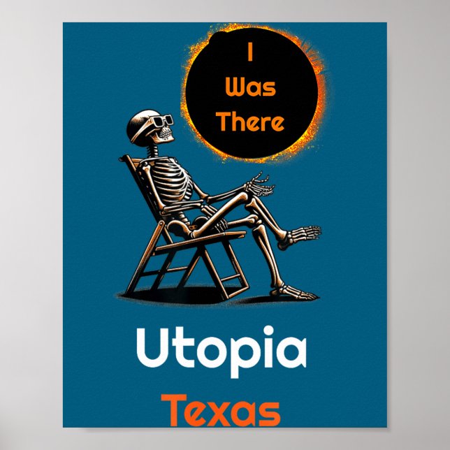 Jag solförmörkelse Utopia Texas Där Poster (Framsidan)