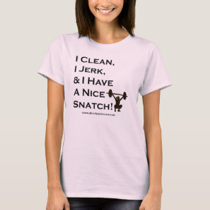 Jag som är ren, mig rycker till, & jag har en tee shirt