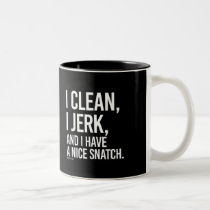 Jag som är ren mig, rycker till, och jag har en Två-Tonad mugg