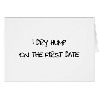 Jag som är torr, ha sex med hälsningskort