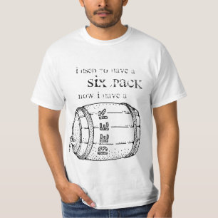 Jag som är van vid, har sex packe…, T-tröja Tee