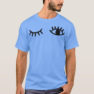 Jag somnar med en stängd Öga och en öppen Öga Pull T Shirt