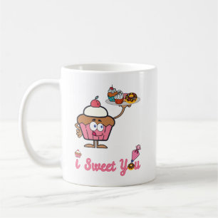 Jag sötade dig med en cupkaka kaffemugg