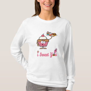 Jag sötade dig med en cupkaka t shirt