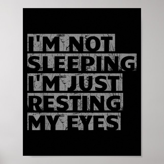 Jag sover inte, jag vilar bara ögonen faders  poster (Framsidan)