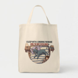 Jag sover med en snarkande fransmannen Rolig frans Tygkasse