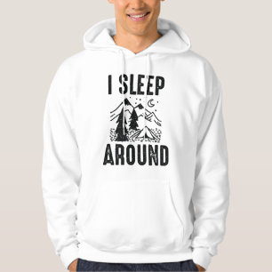 Jag sover runt hoodie