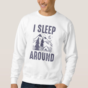 Jag sover runt lång ärmad tröja