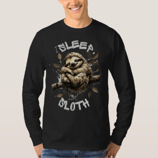 Jag sover som slätte, slätte älskare, djurälskare t shirt