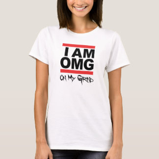 Jag spagetti för förmiddagen OMG fäster T-shirt