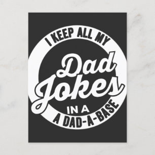 Jag Sparar Alla Mina Pappajokes I En Pappa Bas Pap Helg Vykort