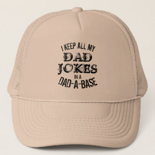Jag sparar alla mina pappaskämt i en pappabas last keps