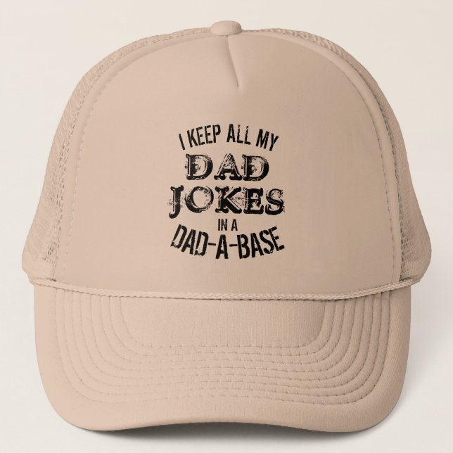 Jag sparar alla mina pappaskämt i en pappabas last keps (Framsida)