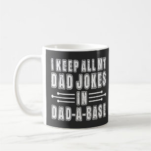 Jag Sparar Alla Mina Pappaskämt I Pappa Bas På Far Kaffemugg