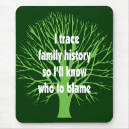 Jag spårar familjhistoria musmatta