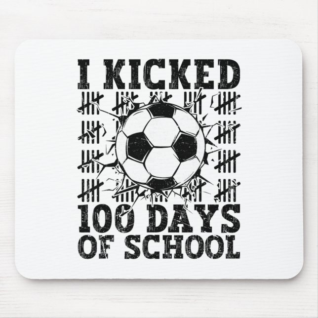 Jag sparkade 100 dagar av skolans fotboll 100:e da musmatta (Framsidan)