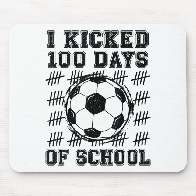 Jag sparkade 100 skoldagar Fotbollsentusiast 100:e Musmatta (Framsidan)