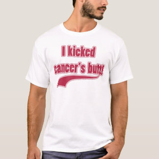 Jag sparkade cancer ända tee shirt