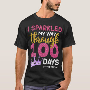 Jag sparkade mig genom 100 dagar skolstude t shirt
