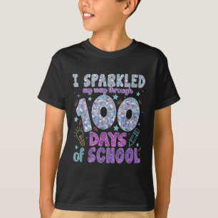 Jag sparkade mig igenom 100 dagar i skolan 100 t shirt