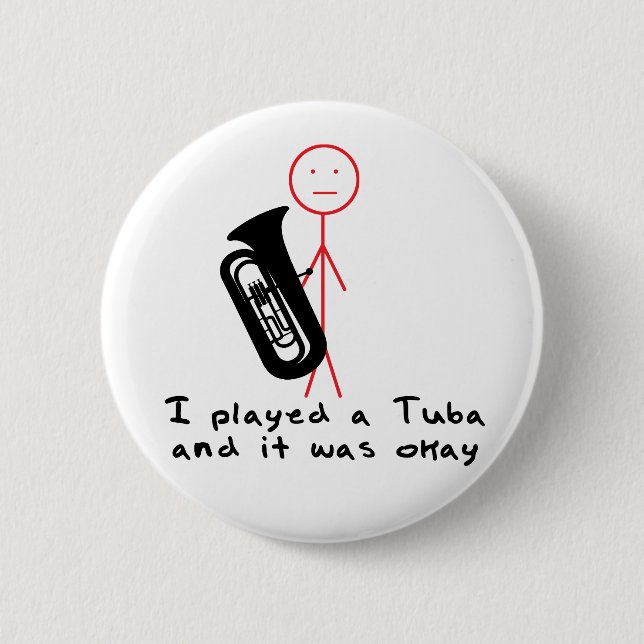 Jag spelade en Tuba Knapp (Framsida)