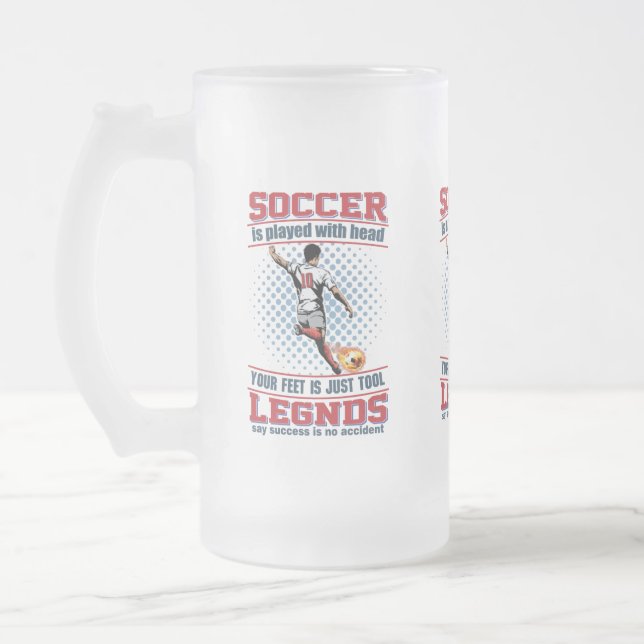 Jag spelade fotboll med mitt huvud frostat ölglas (Vänster)