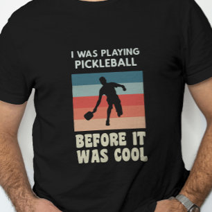 Jag spelade pickleball innan det var Coola T Shirt