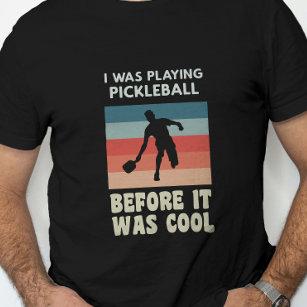 Jag spelade pickleball innan det var Coola T Shirt