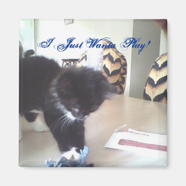 Jag spelar bara Wanta! Magnet (Framsidan)