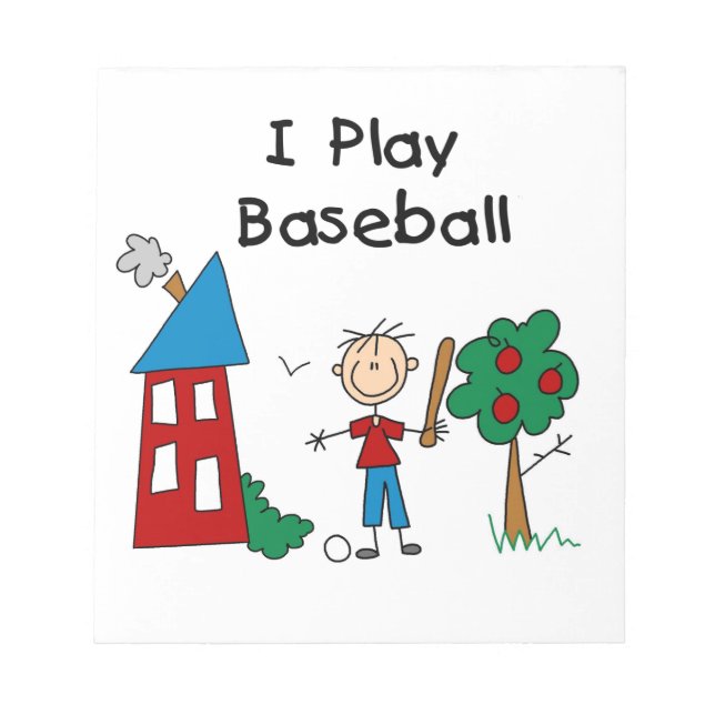 Jag spelar baseboll anteckningsblock (Framsida)