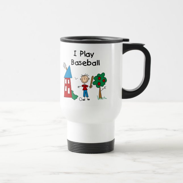 Jag spelar baseboll-mugg resemugg (Höger)