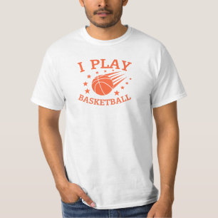 Jag spelar basket. Sportsspelare T Shirt
