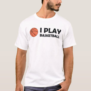Jag spelar basketbollskjorta! t shirt