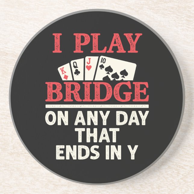 Jag spelar Bridge på valfri dag som slutar i Y Underlägg (Framsidan)