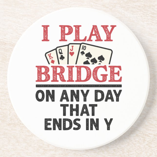 Jag spelar Bridge på valfri dag som slutar i Y Underlägg (Framsidan)