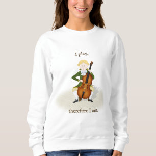 "Jag spelar därför är" Cello Music T Shirt