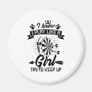 Jag spelar Dart som en flicka Magnet