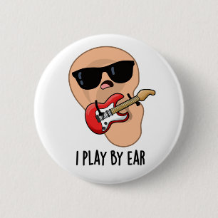 Jag spelar efter Ear Funny Guitar Music Musician P Knapp