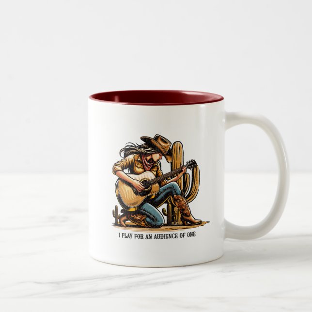 Jag spelar för en publik i One mugg (Höger)